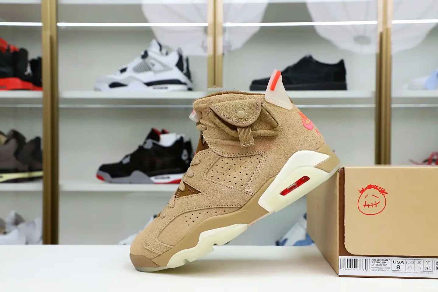 Scott SP  Air Kimikick Retro x Jordan 6 Travis 0503